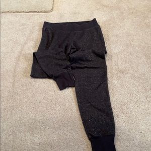 Victoria Secret black sparkle joggers